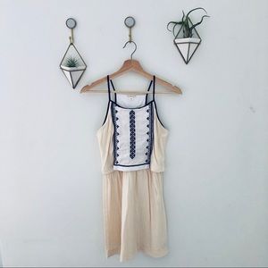 CREWCUTS cream black cotton dress girls 14